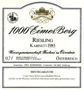 Winzergenossenschaft_1000 Eimer Berg_riesling_kab 1983